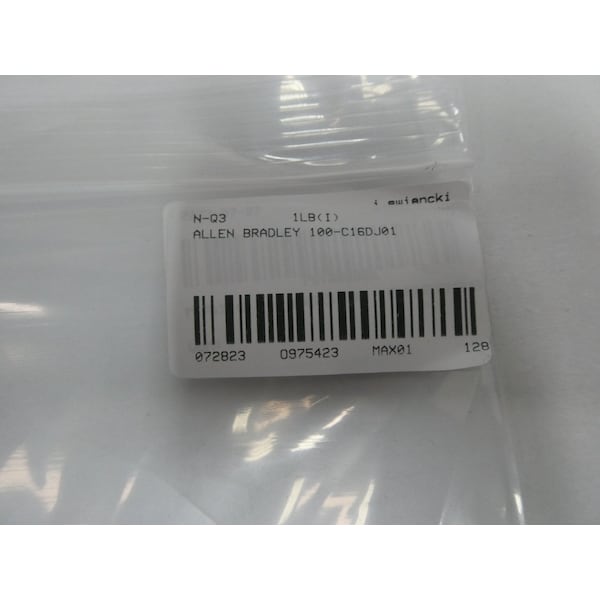 Contactor de CA de 10HP 30A 24V-DC - 100-C16DJ01 de Allen Bradley