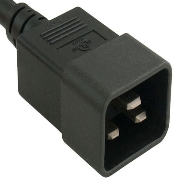 Cable de corriente Sanoxy de 8 pies 14 AWG 15A 250V IEC320 C20 a IEC320 C19