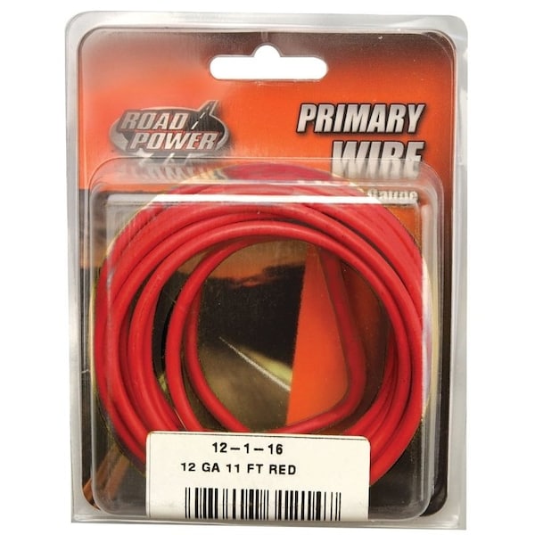Cable Primario Southwire, calibre 12 AWG, Cobre, Rojo, Chaqueta de PVC, Trenzado - 55671533/12-1-16
