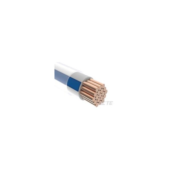 Cable Primario Raychem, Cobre, Rayas Azul/Negro, Chaqueta de Polialqueno Modificado - ACW0219-1.50-0(NS)