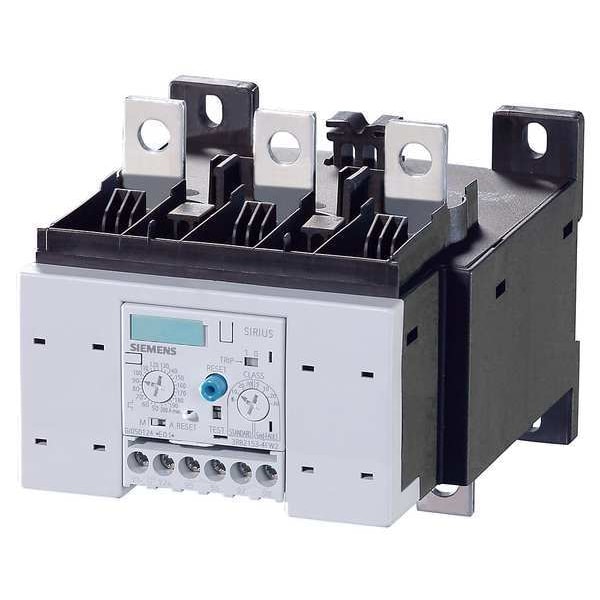 Relevador de sobrecarga Siemens, 50 a 200A, 3P, NEMA S6 - 3RB21534FW2