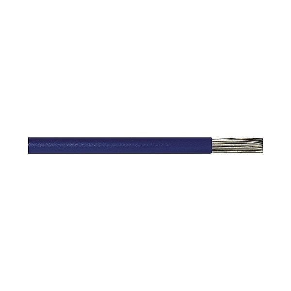Cable de Conexión de Alta Temperatura y Voltaje Zoro Select, 22AWG, Azul, 25ft