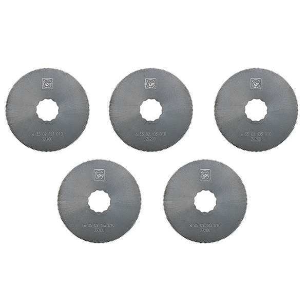 Fein Circular Saw Blade, HSS, 3.14 In Dia., PK5 - 63502103050