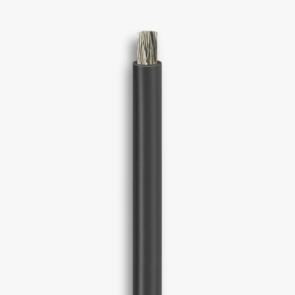 Cable Marino Primario para Barcos, 100 pies, 8 GA, Negro - 1028-8T168-83-0-100FT