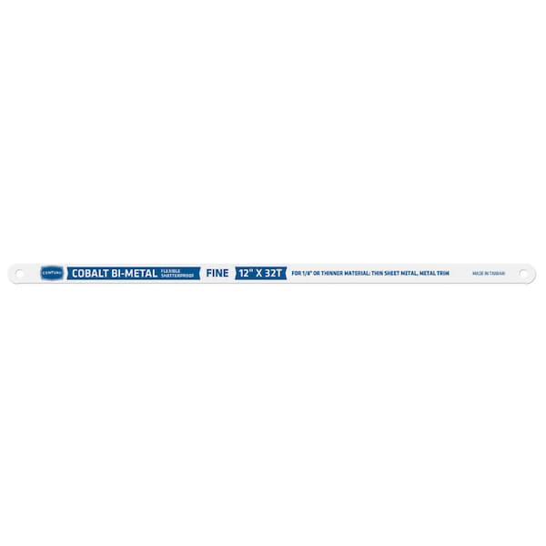 Century Drill & Tool Hacksaw Blade 12" X 32T Teeth Per Inch-Cobalt Bi-Hard - 4432