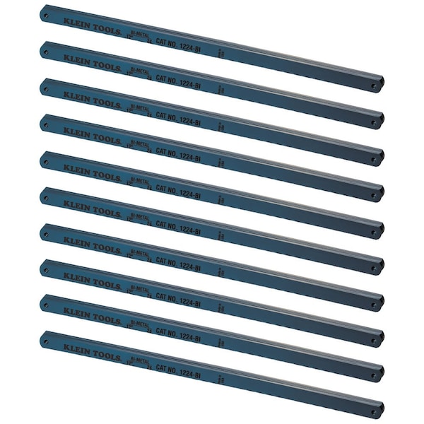 Klein Tools Bi-Metal Blades, 24 TPI, 12-Inch, 100-Pack - 1224BI
