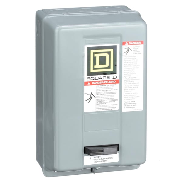Control de arranque de motor Square D Less Than1000Vac, Clasificación NEMA 1 NEMA, 110/120V AC, 2 Polos - 8536SAG11V02S