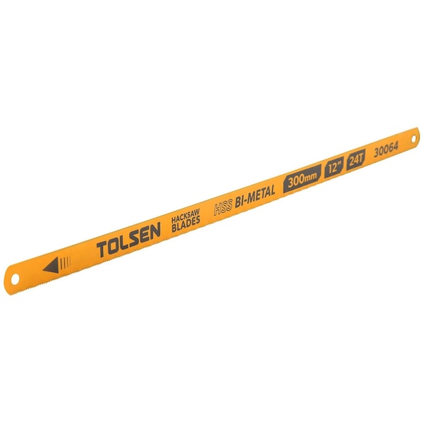 Tolsen Bi-metal Hacksaw Blade Industrial Size: 12 x 1/2 24 TPI M2+D6A Blade - 30064