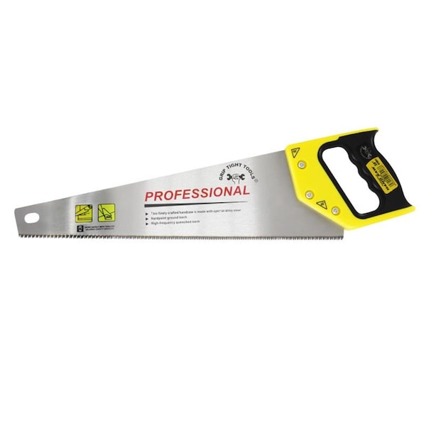 Homecare Products 16 in. x 10 TPI Hand Saw - Shark Teeth with Rubber Grip - HO3971921