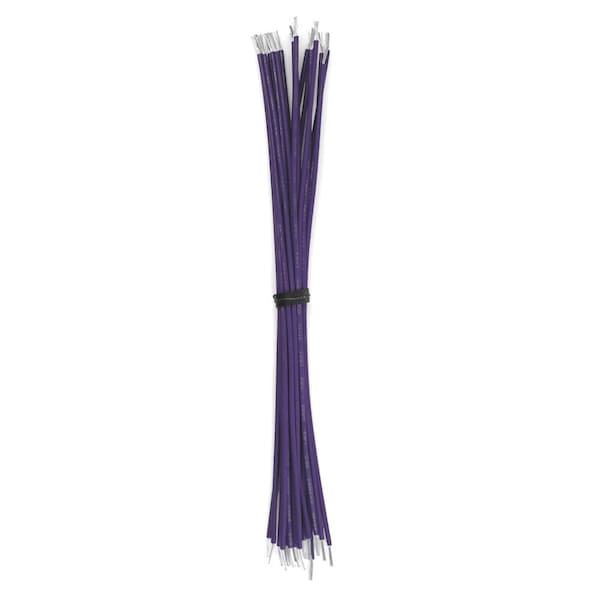 Cable para Plomo, 20 AWG, Violeta, 2 pies