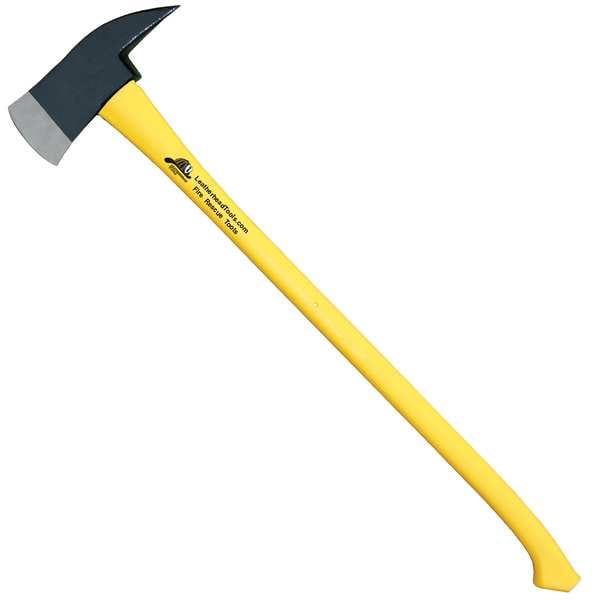 Leatherhead Tools Pick Axe, 36" Yellow Fiberglass Handle, 6 lb. Head - PAY-6
