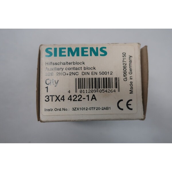 Contacto auxiliar para contactor, piezas y accesorios - 3TX4 422-1A