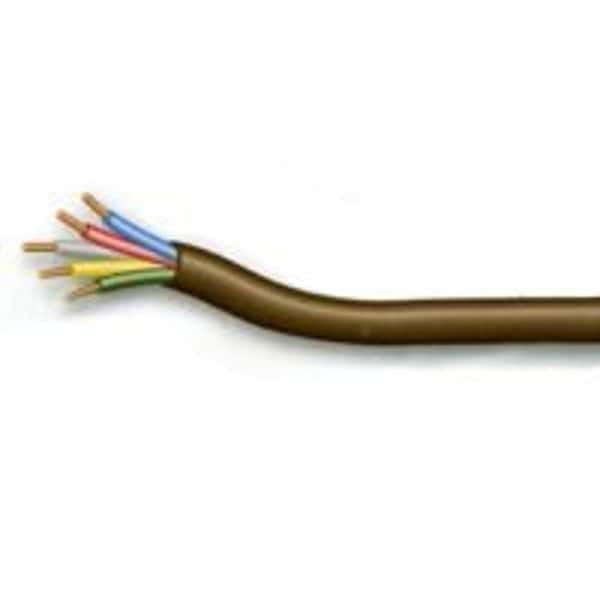 Cable para termostato Southwire 553056607, 250 ft L, 18 AWG, Vaina de PVC, Vaina Marrón
