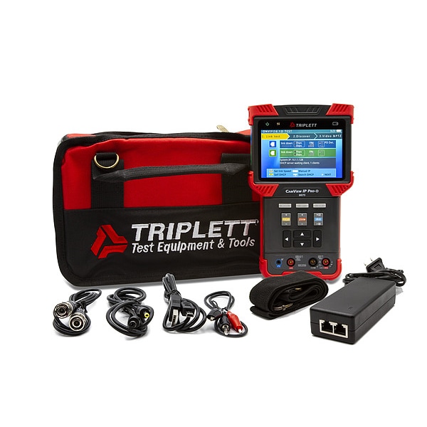 Triplett Camera Tester, 7-1/2" H, TFT Color Display - CamView IP Pro-D