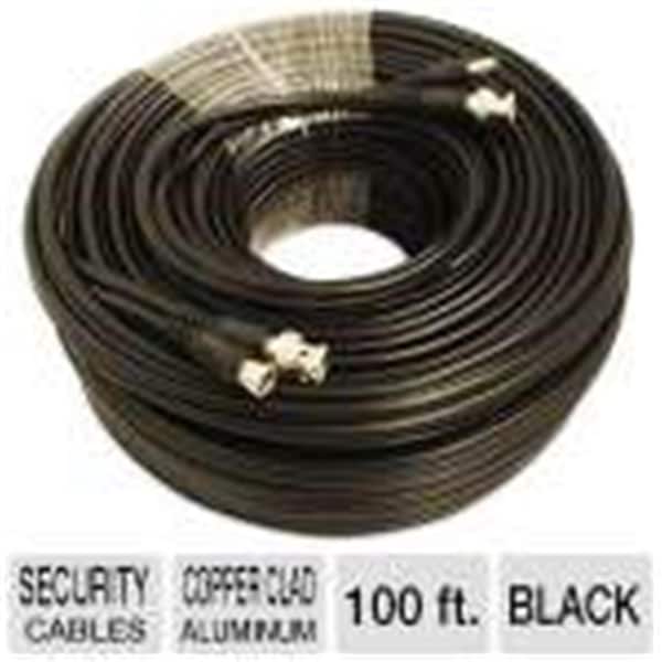 Seqcam SEQ210059 100-Ft. Rg-59 Professional-Quality Cctv Cable Is Ideal For Surveillance Systems - D219-1464