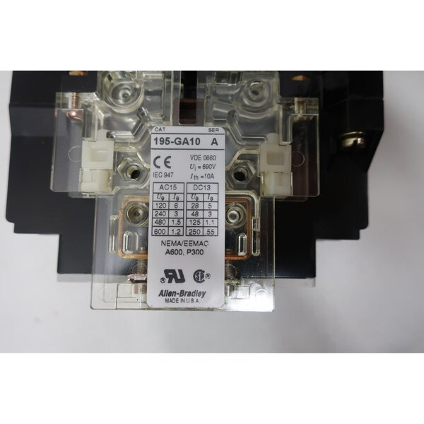 Contactador AC 120V-AC 38A 25HP Allen Bradley - 100-A38ND3