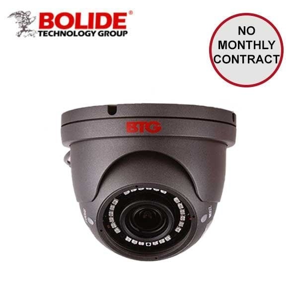 Bolide 1080P AHD / TVI / CVI / Analog Eyeball Camera, 1/3" CMOS, 2.8mm-12mm Wide Angle Lens, IR Up to 65 ft - BOL-BTG1209IRODVA-28AHQ