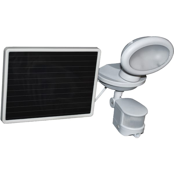 Maxsa Innovations Solar Security Video Camera and Spotlight - White - 44643-CAM-WH