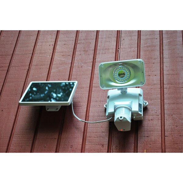 Maxsa Innovations Solar Security Video Camera and Spotlight - White - 44643-CAM-WH