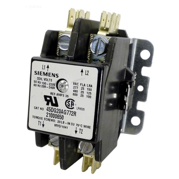 Calentador Coates Coates 21000650 240V y 35 amp Doble Polo Contactor - 21000650