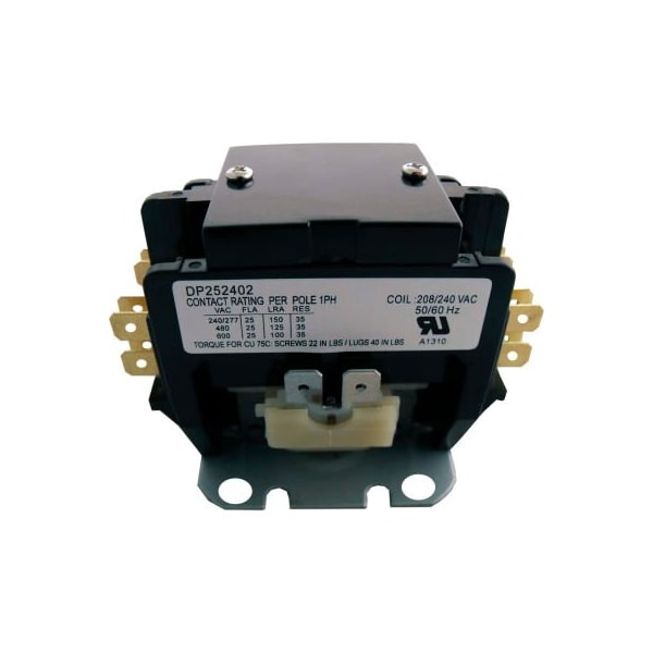Contacto de 25 amperios a 240V y 2 polos - DP252402 de Sealed Unit Parts Co.