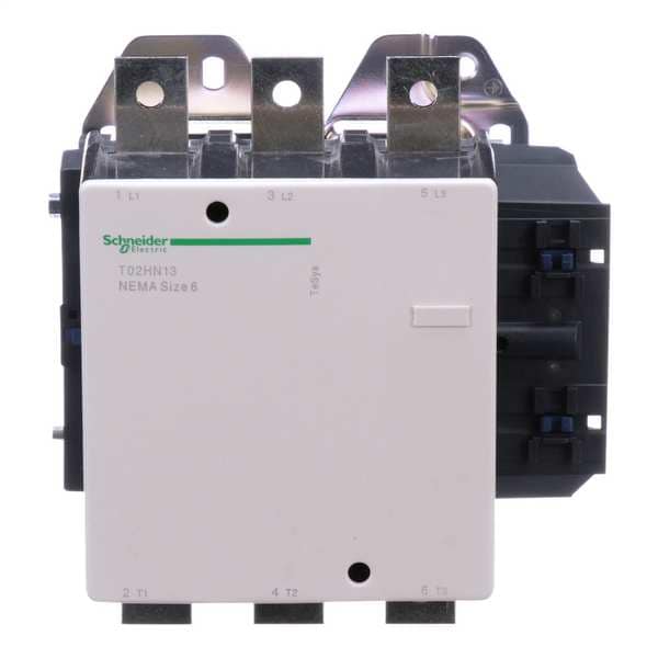 Contacto magnético no reversible Schneider Electric 120VAC 3P 540A NEMA 6 - T02HN13F7.