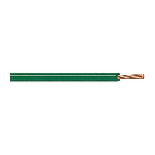 Cable de conexión CSA TEW (UL 1015), cobre estañado, calibre 14 AWG, verde, trenzado, 100 pies - C2105A.12.06