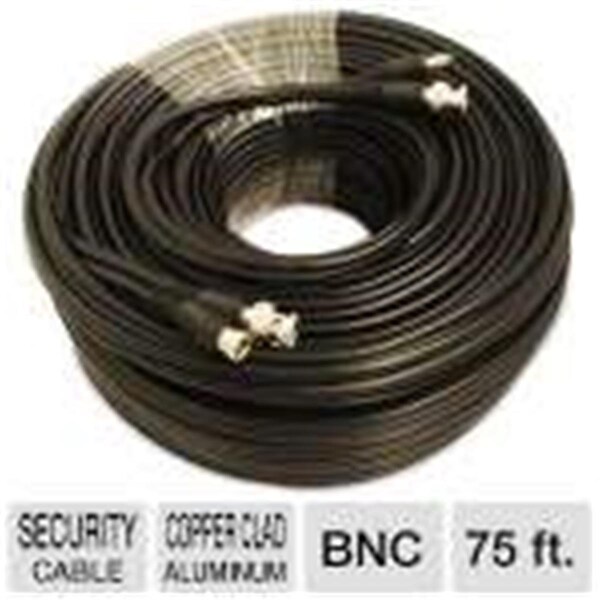 Seqcam SEQ207559 75-Ft. Rg-59 Professional-Quality Cctv Cable Is Ideal For Surveillance Systems - D219-1462