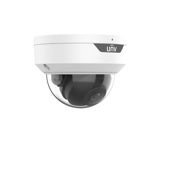 Uniview 8MP Three Axis Dome Network Camera 4.0mm Fixed, 30m IR, PoE, H.265, WDR - IPC328SR3-ADF40KM-G