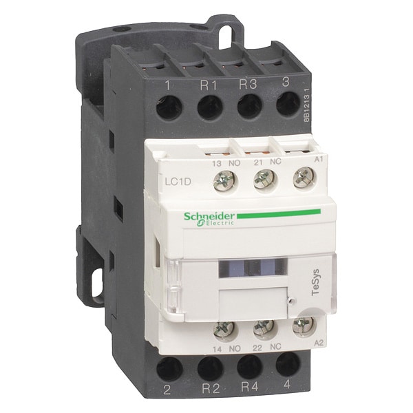 Contacto magnético IEC de Schneider Electric, 4 Polos, 120 V CA, 18 A - LC1D188G7