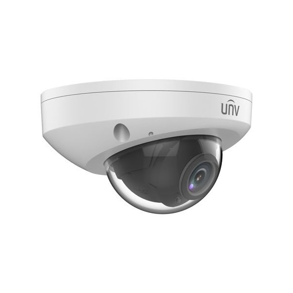 Uniview 4MP WDR IR 3 Axis Dome Network Camera 2.8mm, 30m IR, SD Card, 3 Axis, PoE - IPC314SB-ADF28K-I0