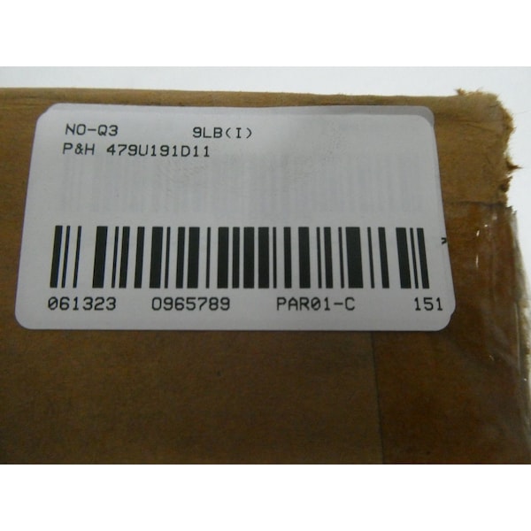 Contactador reversible de tamaño 2 P&H Magentic 110-120/220-240V-Ac - 479U191D11