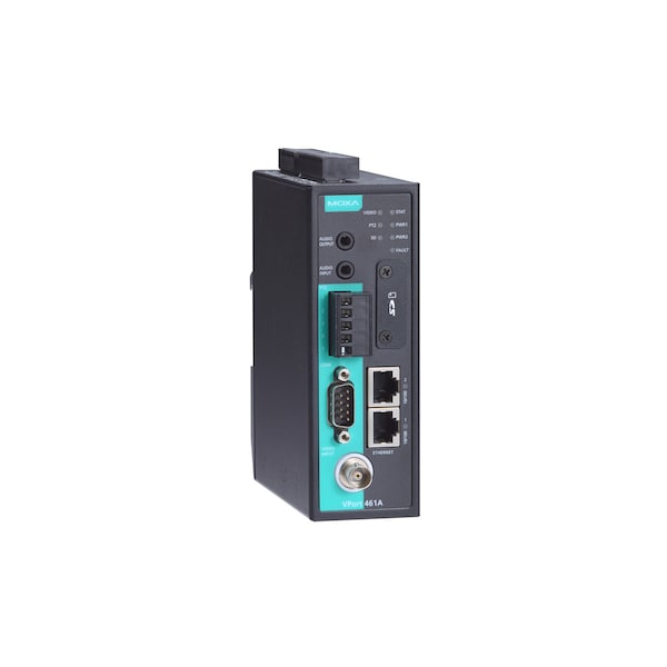 Moxa Full Motion, 1-Ch Indust. Video Encoder, 2 10/100Baset Eth., Vport 461A-T - VPort 461A-T