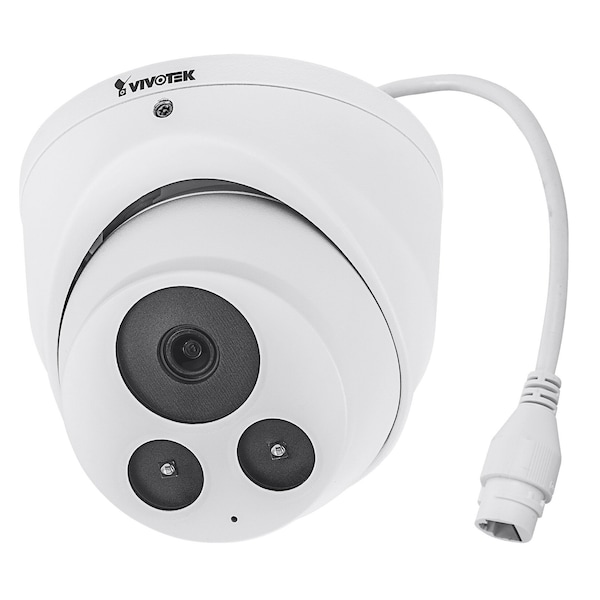 Vivotek 5MP 30M IR H.265 Outdoor WDR Pro Turret, IoTSecurity, 2.8mm - IT9380-HF2