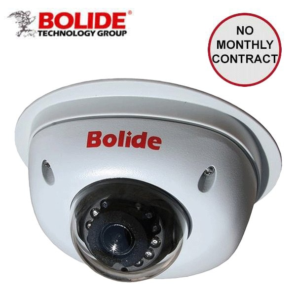 Bolide H.265 5MP 2.8mm Wide Angle Lens IP67 IR Mini Dome Camera, POE, 12VDC, SD Card Slot, IR Up to 75ft, w - BOL-BN8009HA-NDAA
