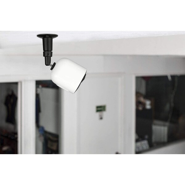 Wasserstein Camera Metal Wall Mount, Adjustable, Indoor/Outdoor, Black, 3PK - MetalMountBlack3USA