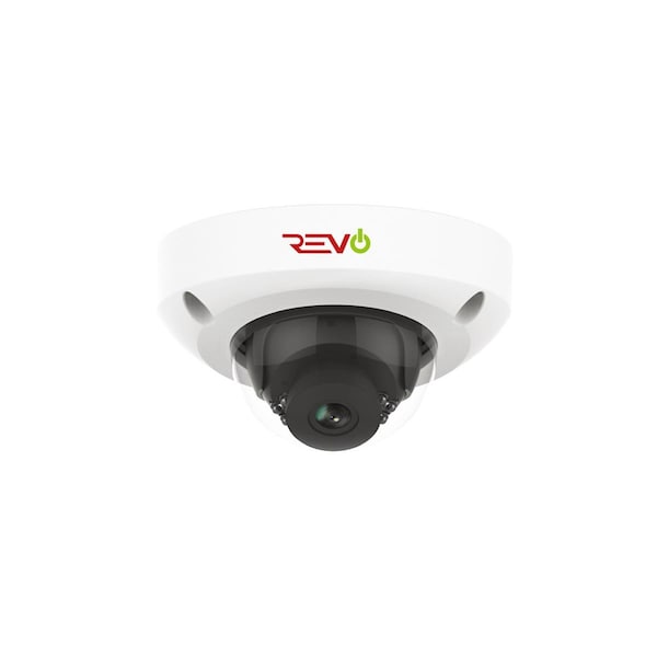 Revo America Ultra HD Audio Capable 4MP IP Surveillance Mini Dome Camera - RUCD28-1C
