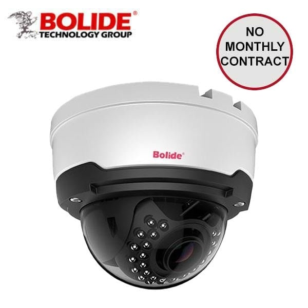 Bolide H.265 5MP 2.8-12mm Motorized Lens Varifocal IP67 IR Vandal-proof Dome Camera, POE, 12VDC, BNC Output - BOL-BN8029AVAIRAI-NDAA