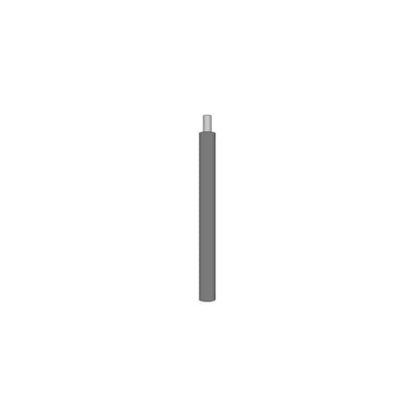 Cable de plomo UL 1015 calibre 12 AWG, 65 hilos, 105C, 600V, cobre desnudo, PVC, gris, vendido por pie - 1233N4B-0808AR2A2