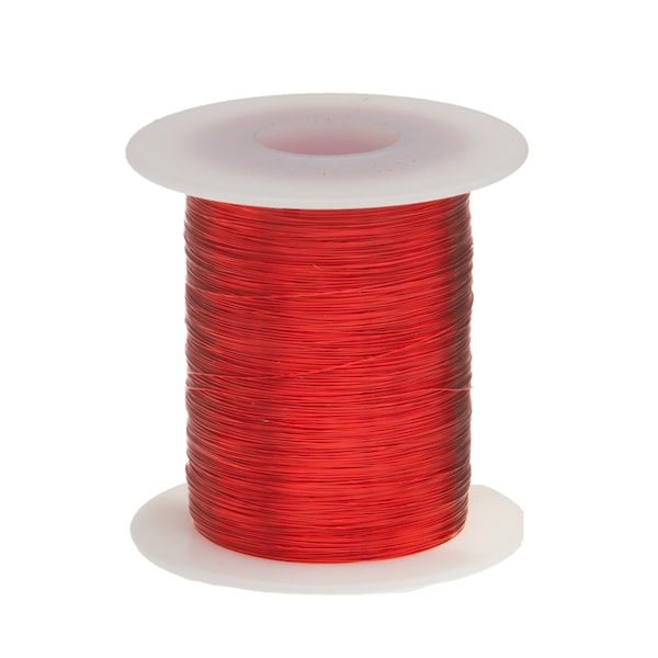 Alambre Magnético Remington Industries, MW 80-C, 32 AWG, Rojo - 32HNSP.25