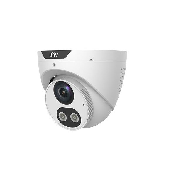Uniview 4MP WDR IR Eyeball Network Camera 2.8mm Fixed Lens, 30m IR, Mic, Speaker - IPC3614SB-ADF28KMC-I0