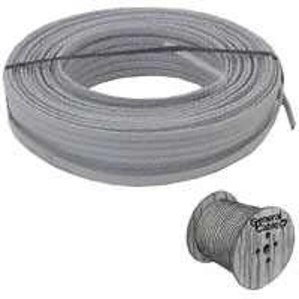 Cable de Construcción Romex THHN, Cobre, 10 AWG, 2C, Gris, 1000 ft - 10/2-W/G-UFX1000