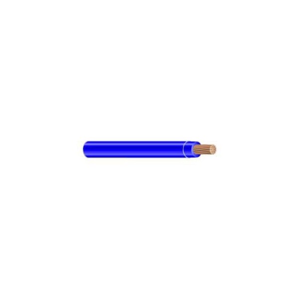 Cable de Edificación THHN de Unified Wire & Cable, Cobre, 10 AWG, 1C, Azul, Conductor Strand, 1 ft - 000000000047214225