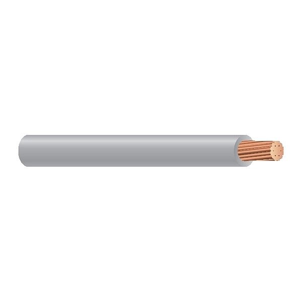 Alambre de construcción THHN, THWN-2 de Zoro Select, Cobre, Calibre 1, Negro, Trenzado - WXP-6G-0801-09-1000