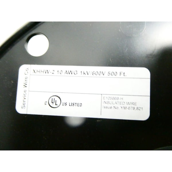 Service Wire Co XHHW Wire, Copper, 10 AWG, 1, Brown, Stranded, 500 ft - XHHW-2
