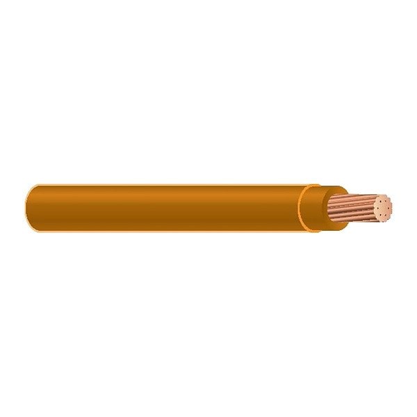 Zoro Select THHN, THWN-2 Building Wire, Copper, 1, Not Applicable, Stranded - WXP-6G-1401-08-1000