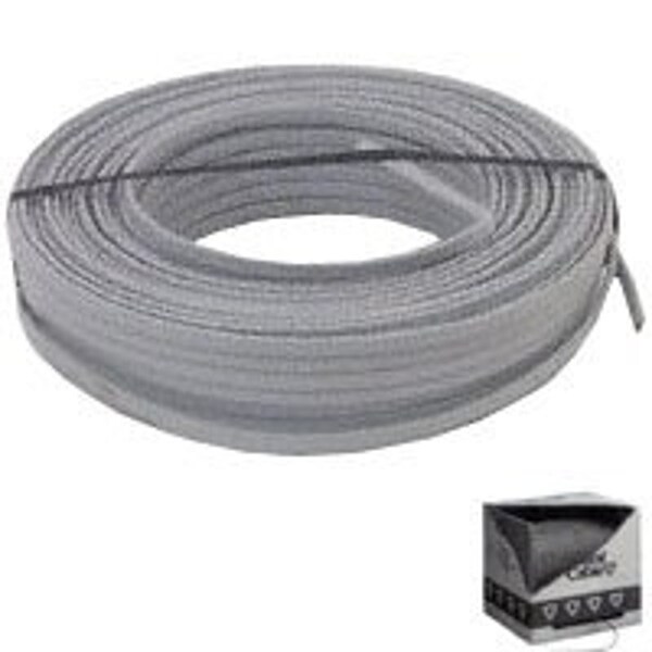 Romex THHN Building Wire, 12 AWG, 3C, Gray, 50 ft - 12/3UF-WGX50