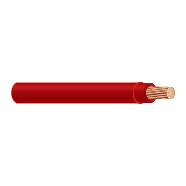 Zoro Select THHN, THWN-2 Building Wire, Copper, 1, Not Applicable, Stranded - WXP-6G-0401-03-1000