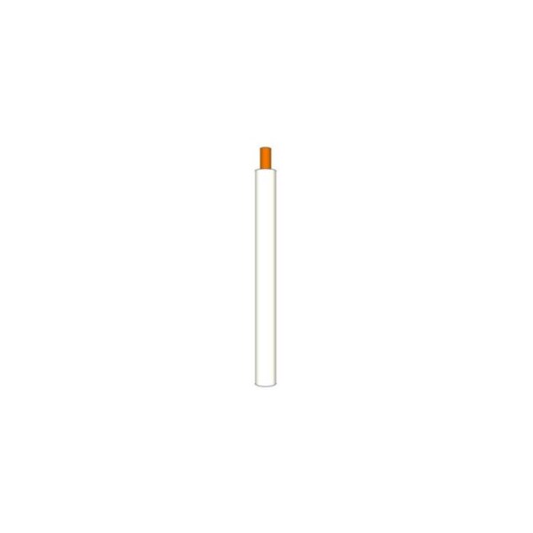 Unified Wire & Cable THHN Building Wire, Copper, 12 AWG, 1C, White, Solid, 1 ft - 121BTHHN-9-2.5M