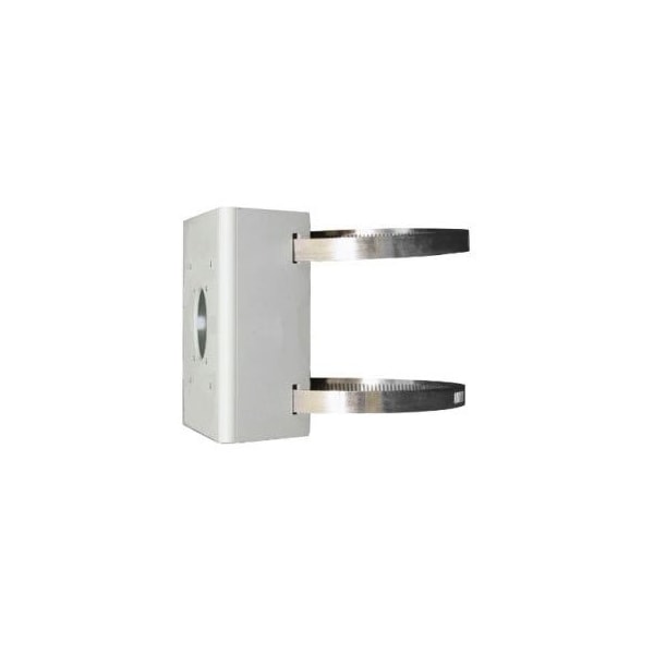 Uniview UVTC6.152.0848, Bullet Pole Mounting Bracket Elegant White, Bullet, Sheetmetal - TR-UP06-B-IN